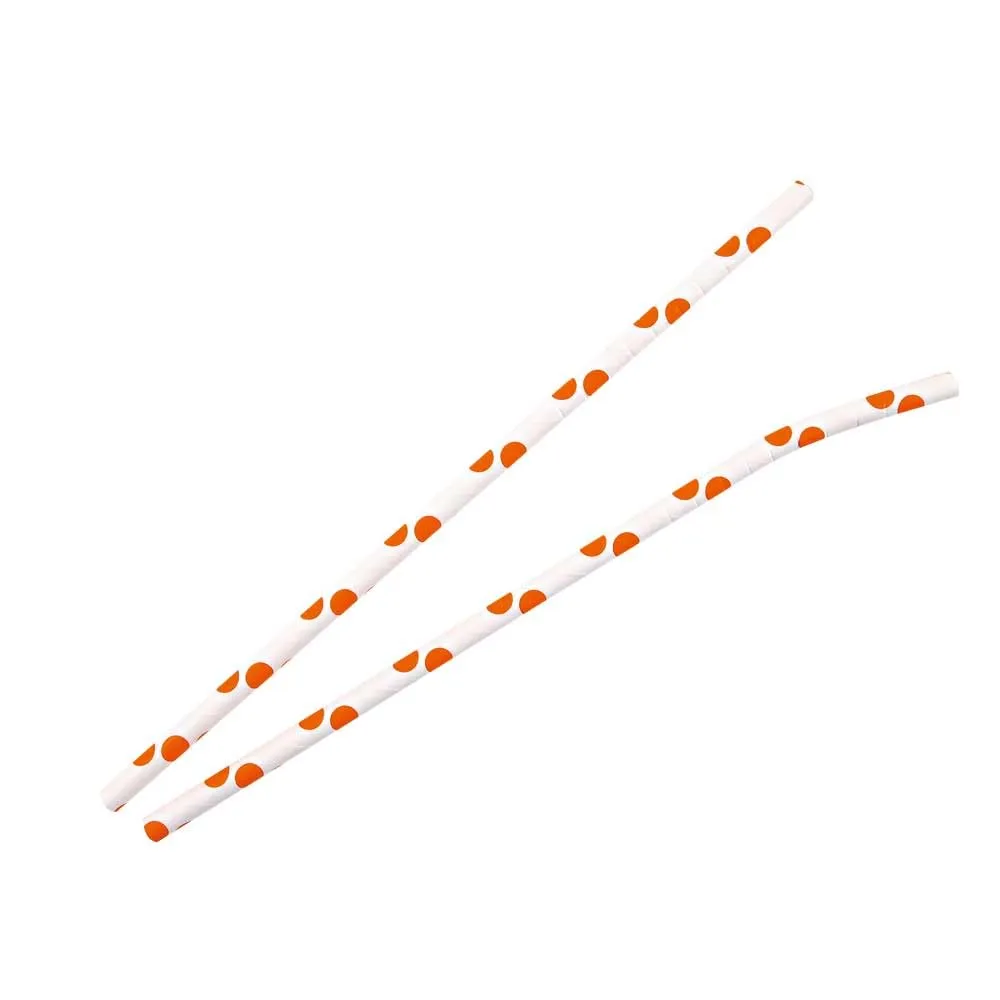 NatureStar Papiertrinkhalme Flex gelb-weiß 19,7 cm 3000 Stück