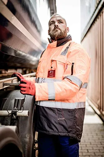 Nitras Safety Motion Tex Viz 7142 Pilotenjacke L neonorange