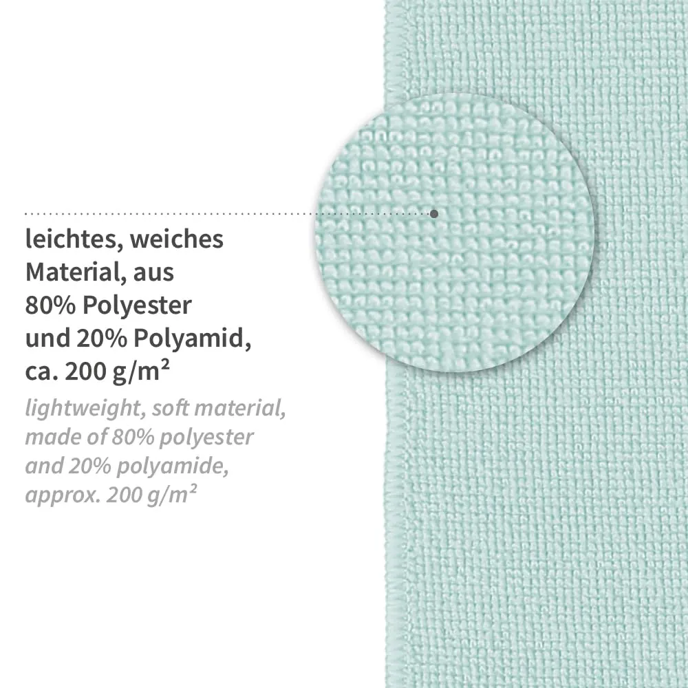 Hygoclean Micro Master Light Mikrofasertücher grün 100 Stück 40x40