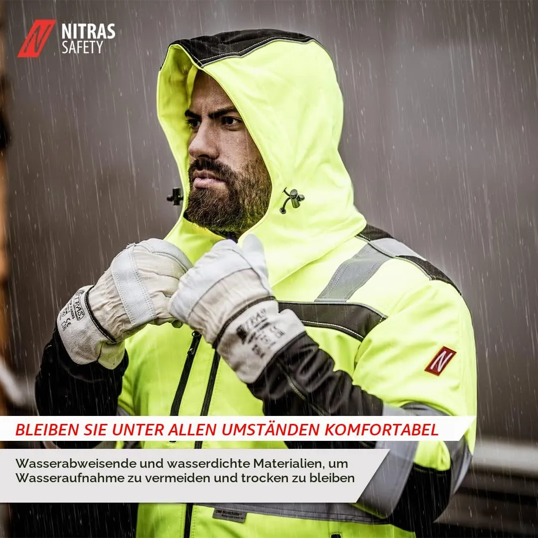 Nitras Motion Tex Viz Warnschutzjacke neongelb 3XL atmungsaktiv