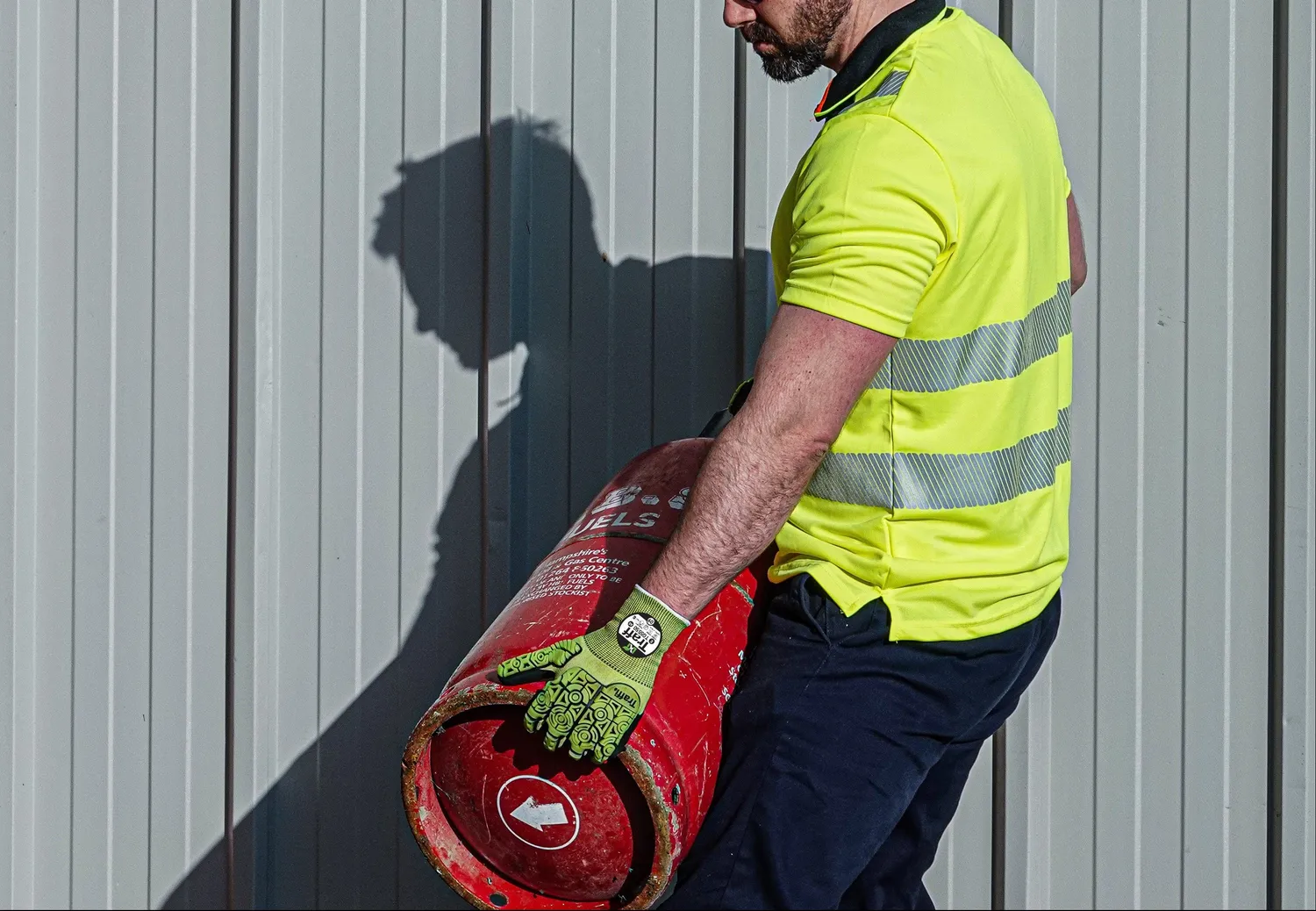 TraffiGlove TG5550 Impact-Arbeitshandschuh Schnittschutz E Schlagschutz
