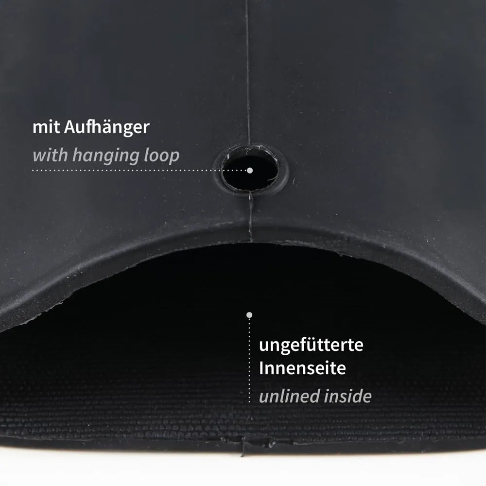 Hygostar Shark Black Ofenhandschuh Silikon schwarz hitzebeständig
