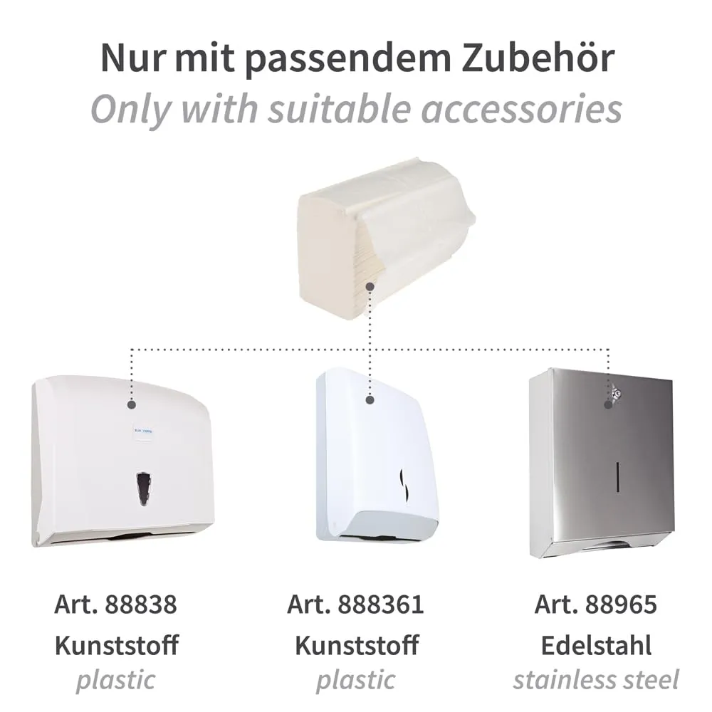 Hygostar Papierhandtücher Interfold 2-lagig 4000 Stück weiß