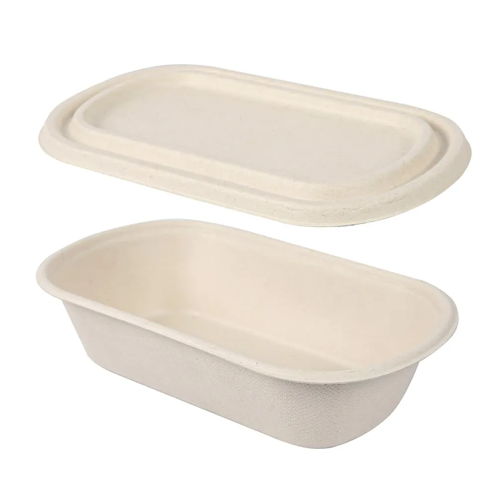 NatureStar Imbiss-Schalen oval Zuckerrohr 800 ml 500 Stück