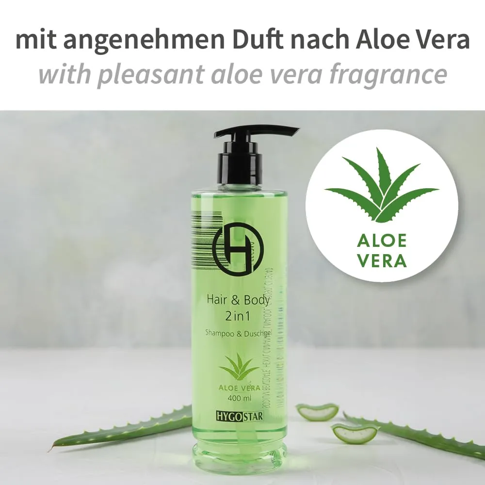 Hygostar Hair&Body 2in1 Shampoo Duschgel 15x400ml Aloe Vera