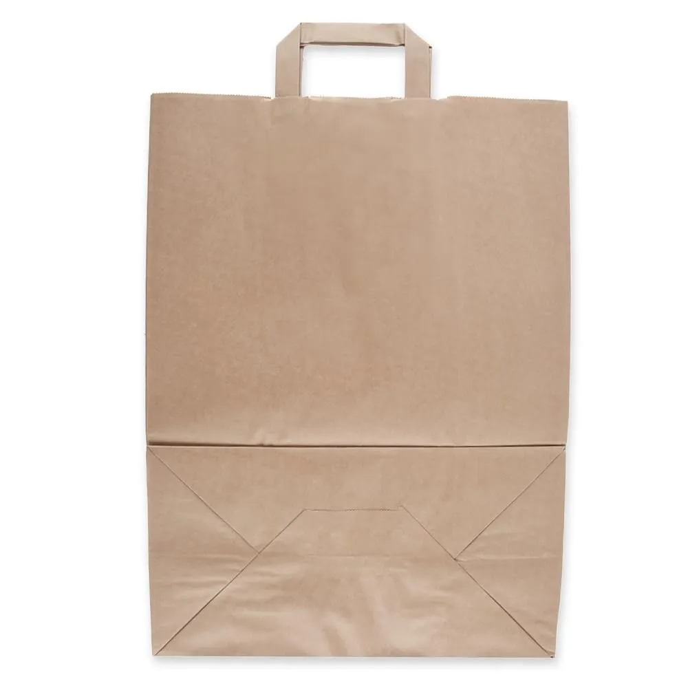 NatureStar Papiertragetasche Strong 44x32cm braun 250 Stück