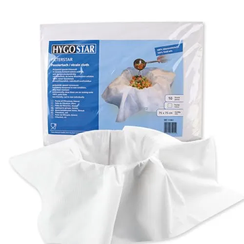 Franz Mensch Hygostar Filterstar Passiertücher 10er XL weiß