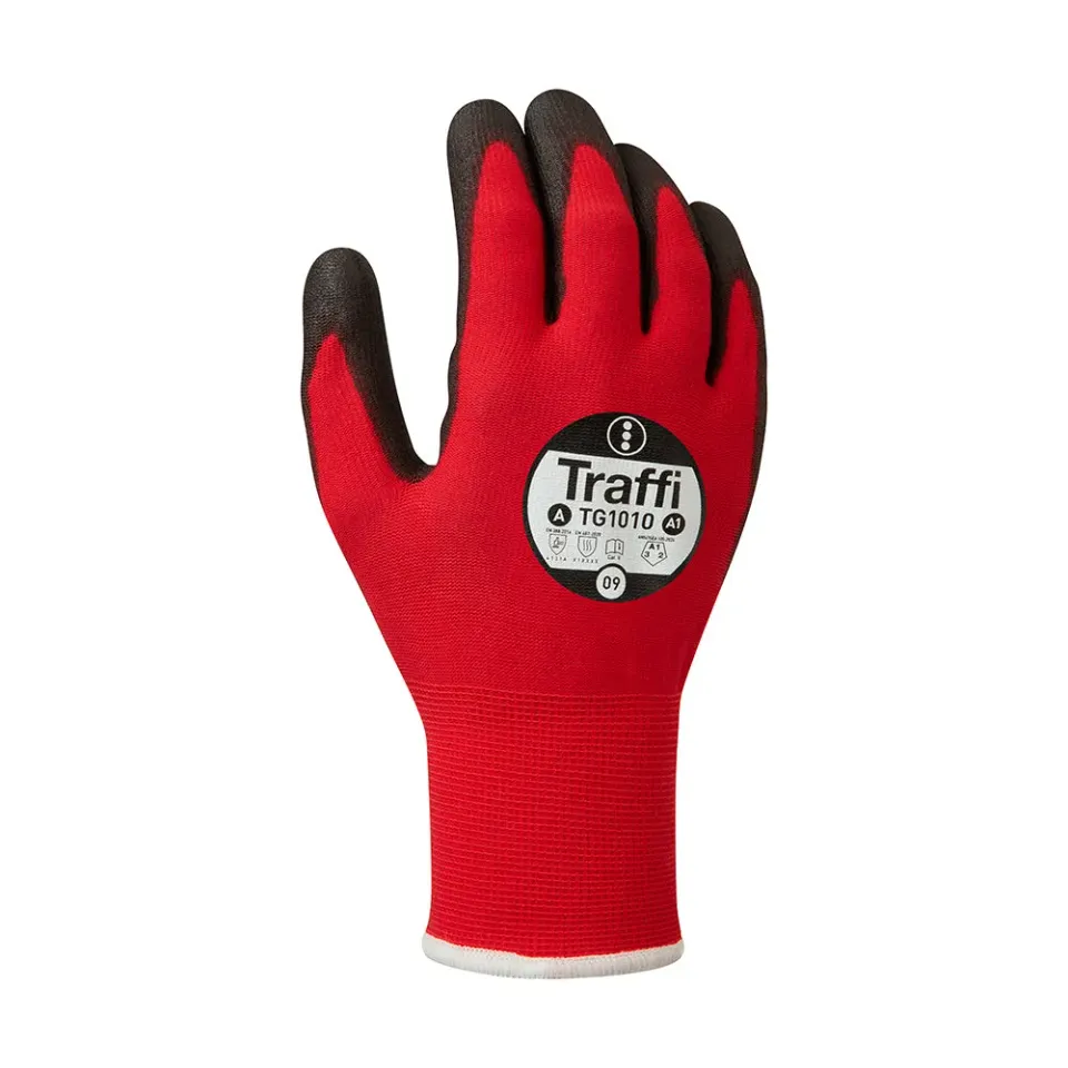TraffiGlove TG1010 PU-Handschuhe Schnitt A 1 Paar