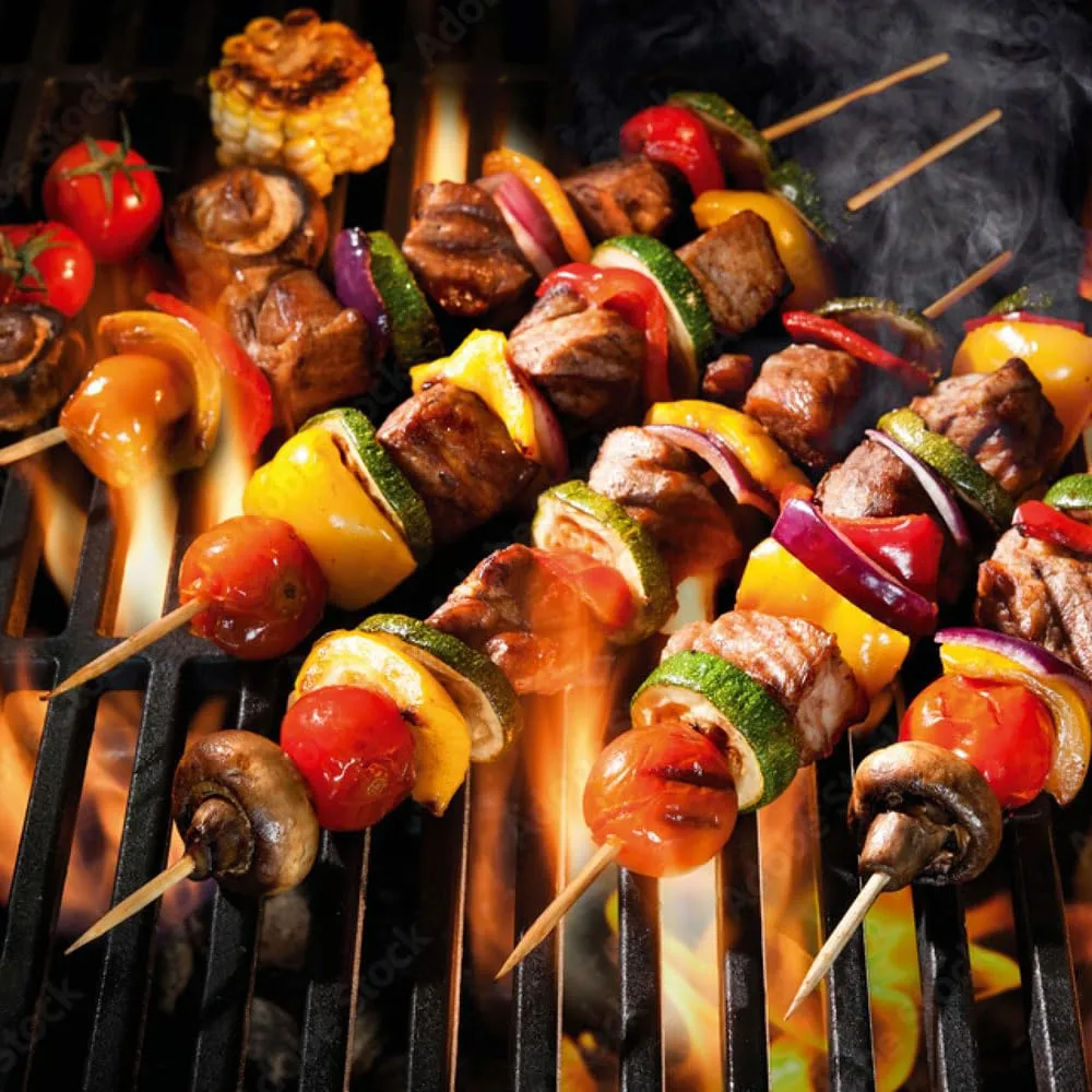 NatureStar Holzspieße 30 cm Grillspieße 10000 Stück Birkenholz