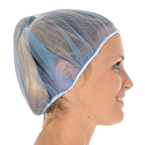 Hygostar Baretthauben Micromesh Nylon blau 1000 Stück