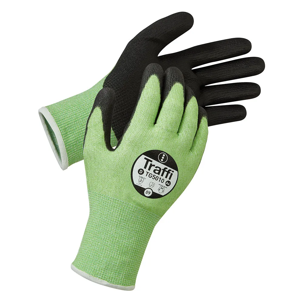 TraffiGlove TG5010 PU Arbeitshandschuhe Schnittschutz D