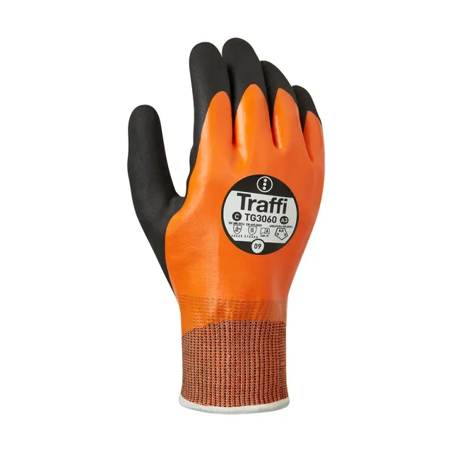 TraffiGlove TG3060 Nitril-Arbeitshandschuh wasserabweisend