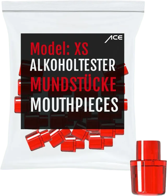 ACE XS Lite Mundstücke 20 Stück Schwarz