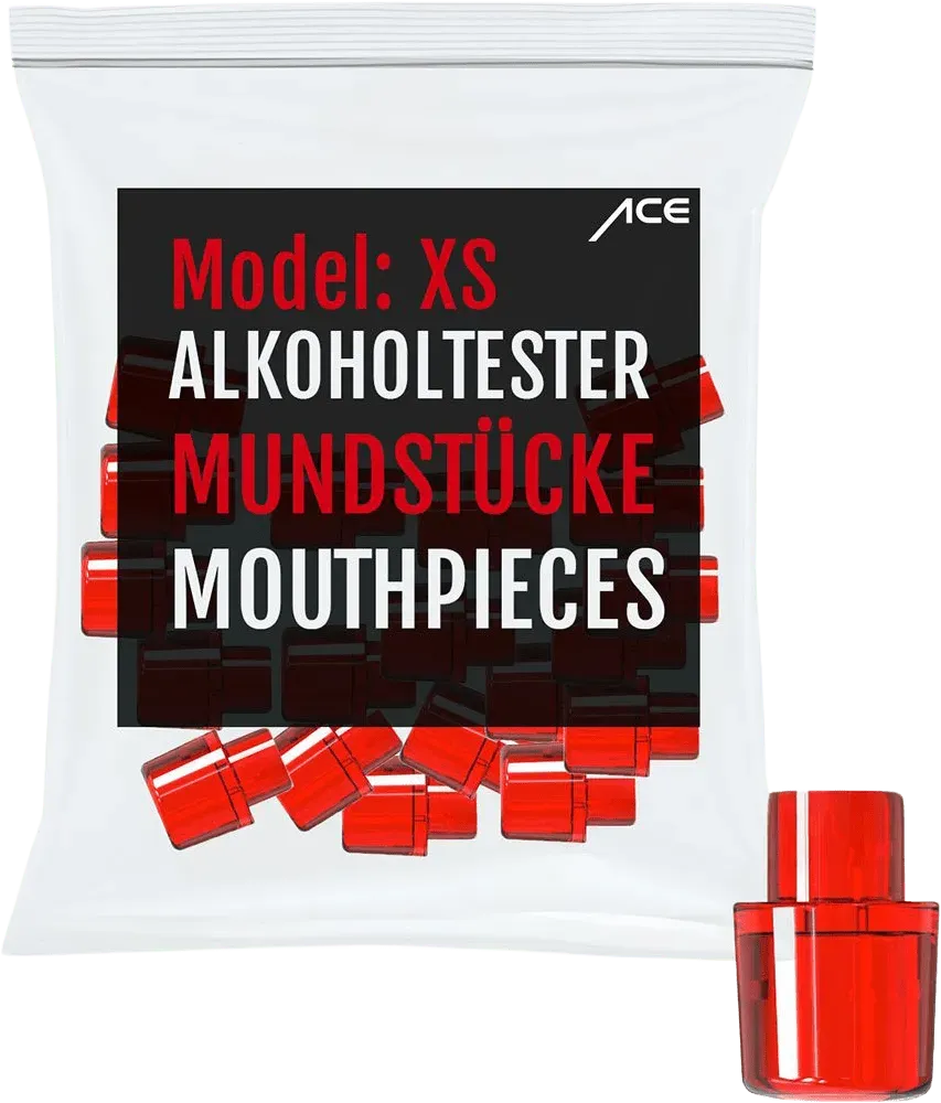 ACE XS Lite Mundstücke 20 Stück Schwarz