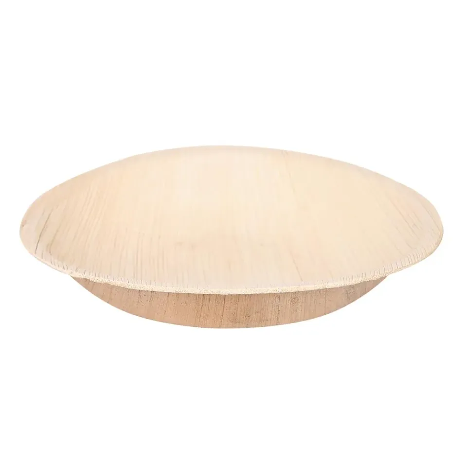 NATUREStar Schalen Palmblatt rund 400 ml 100 Stück Ø18 cm