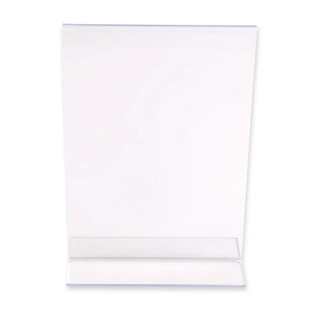Hygostar Tischaufsteller T-Form DIN A5 transparent PS
