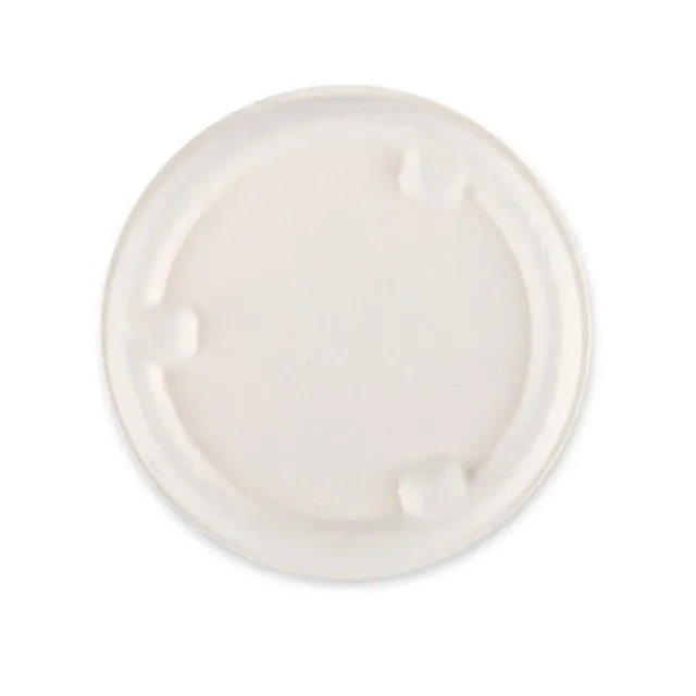NatureStar Deckel Zuckerrohr weiß 6,5cm 1000 Stück Dressing