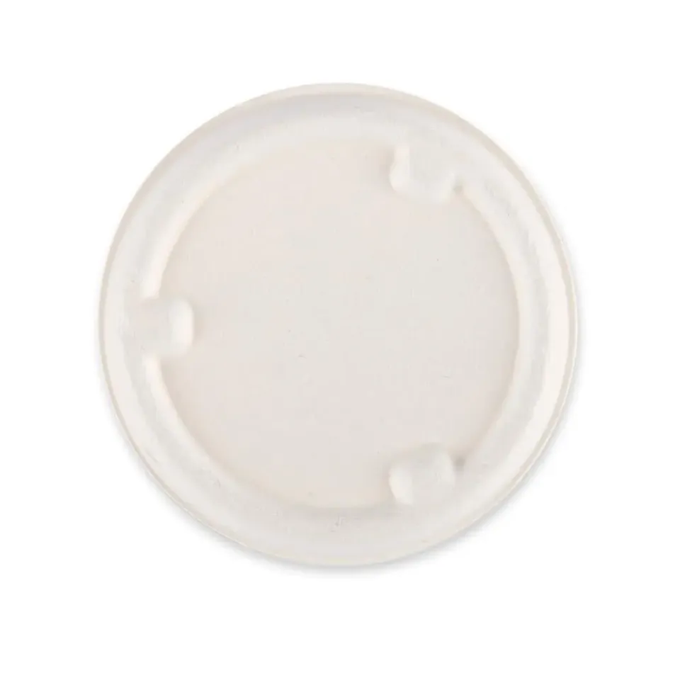 NatureStar Deckel Zuckerrohr weiß 6,5cm 1000 Stück Dressing