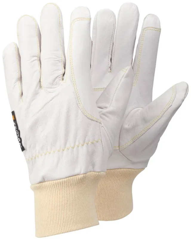 TEGERA 88700 Gartenhandschuhe Leder Größe 7 dornenfest