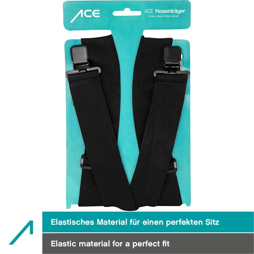 ACE Hosenträger für Arbeitshosen elastisch X-Form verstellbar