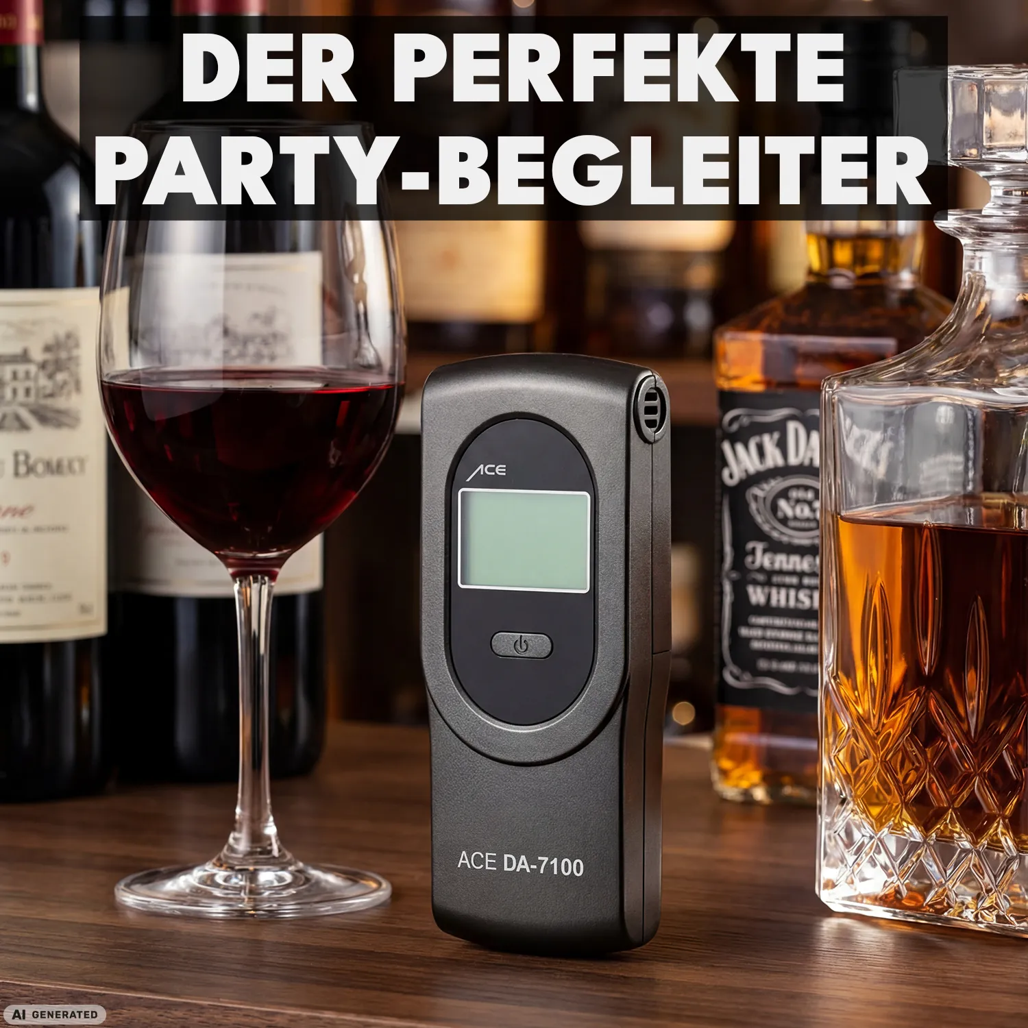 ACE DA-7100 Alkoholtester Set 25 Mundstücke Gutschein