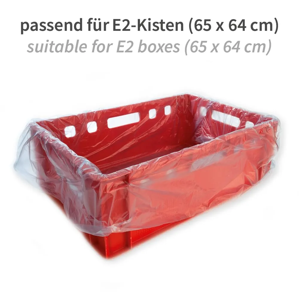 Hygostar E2 Auskleidungsbeutel transparent-blau 500 St 10my