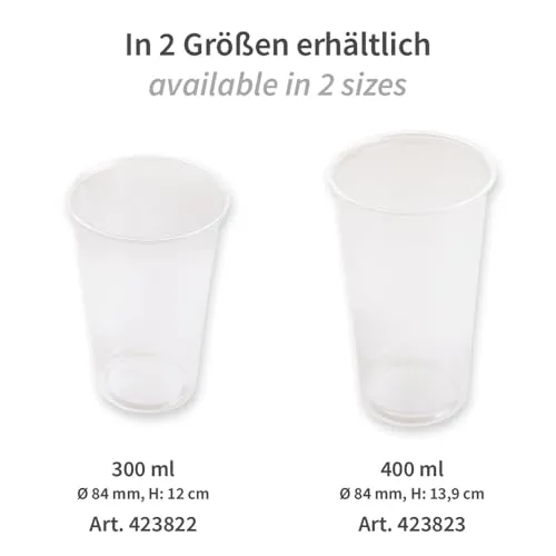 Hygostar Trinkbecher PP transparent 300 ml 1000 Stück