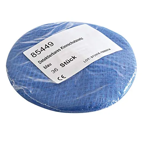 Hygostar Bartnetz detektierbar Bartmaske blau universal