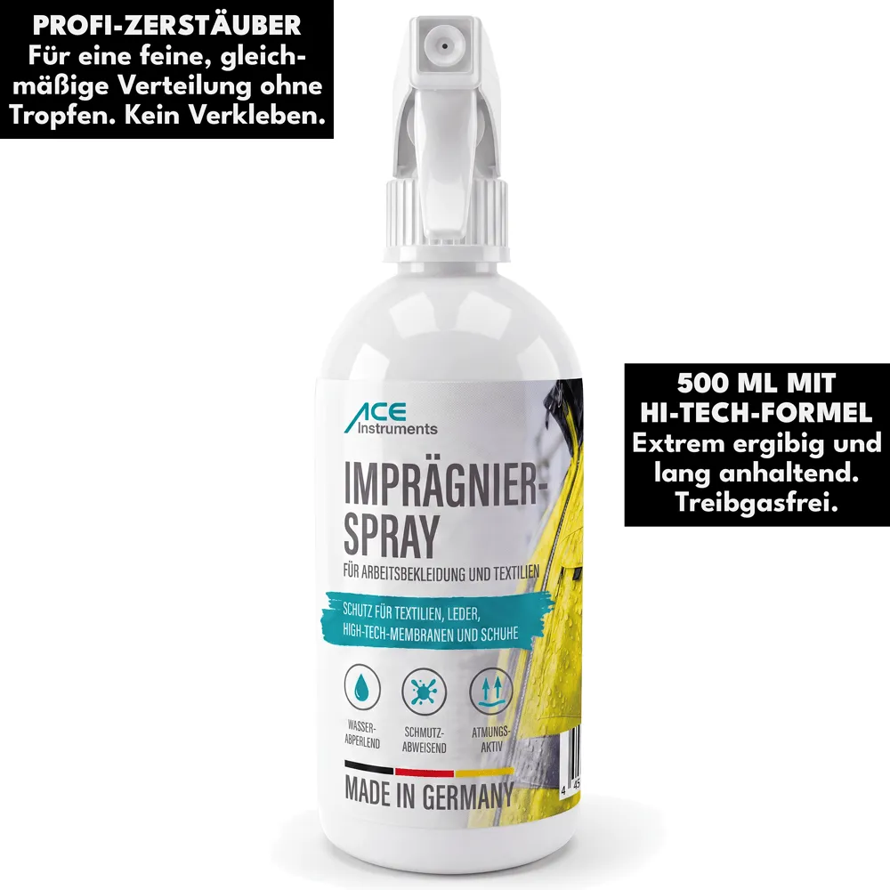 ACE Imprägnierspray Bekleidung 500ml wasserabweisend