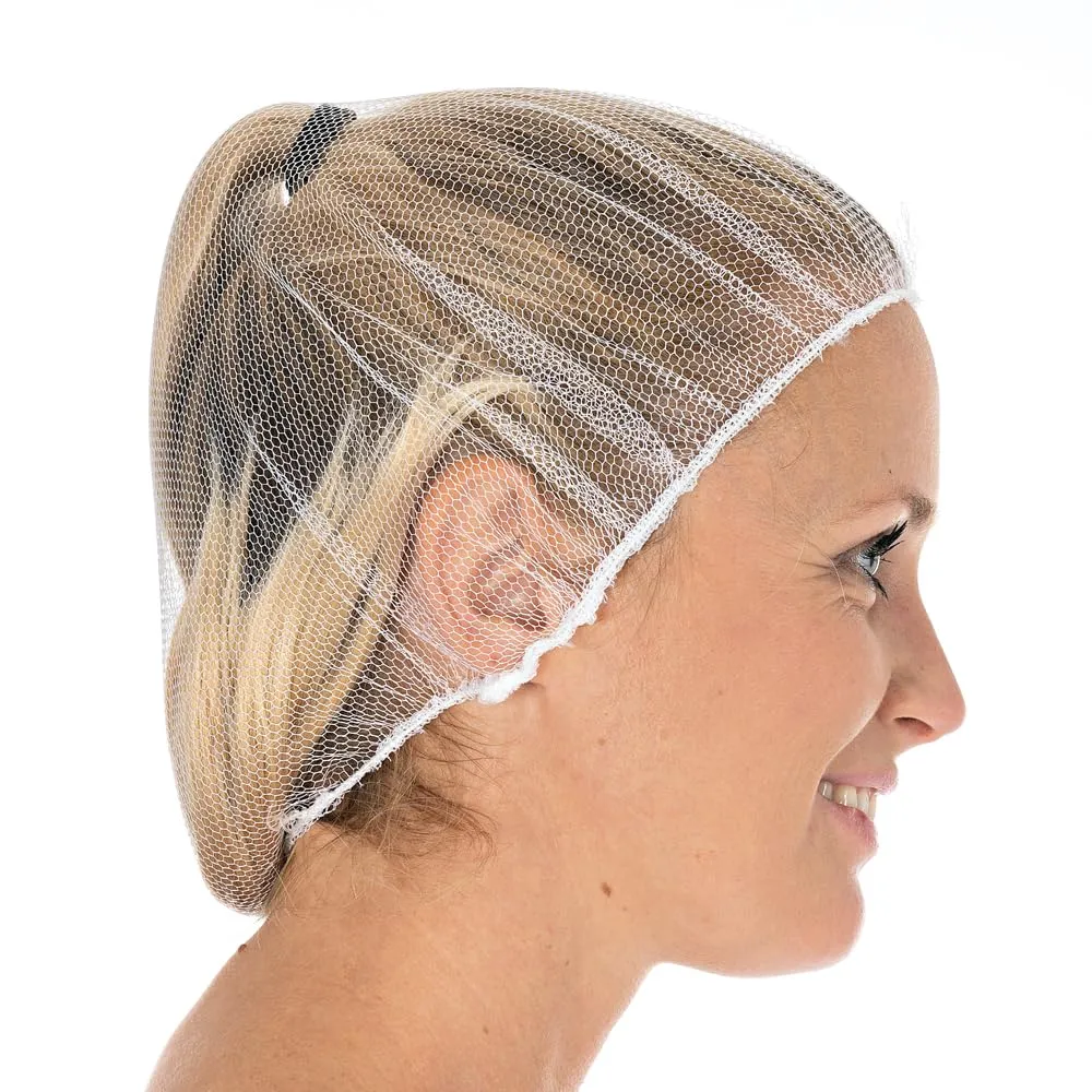 Hygostar Baretthauben Honeycomb Nylon weiß 1000 Stück