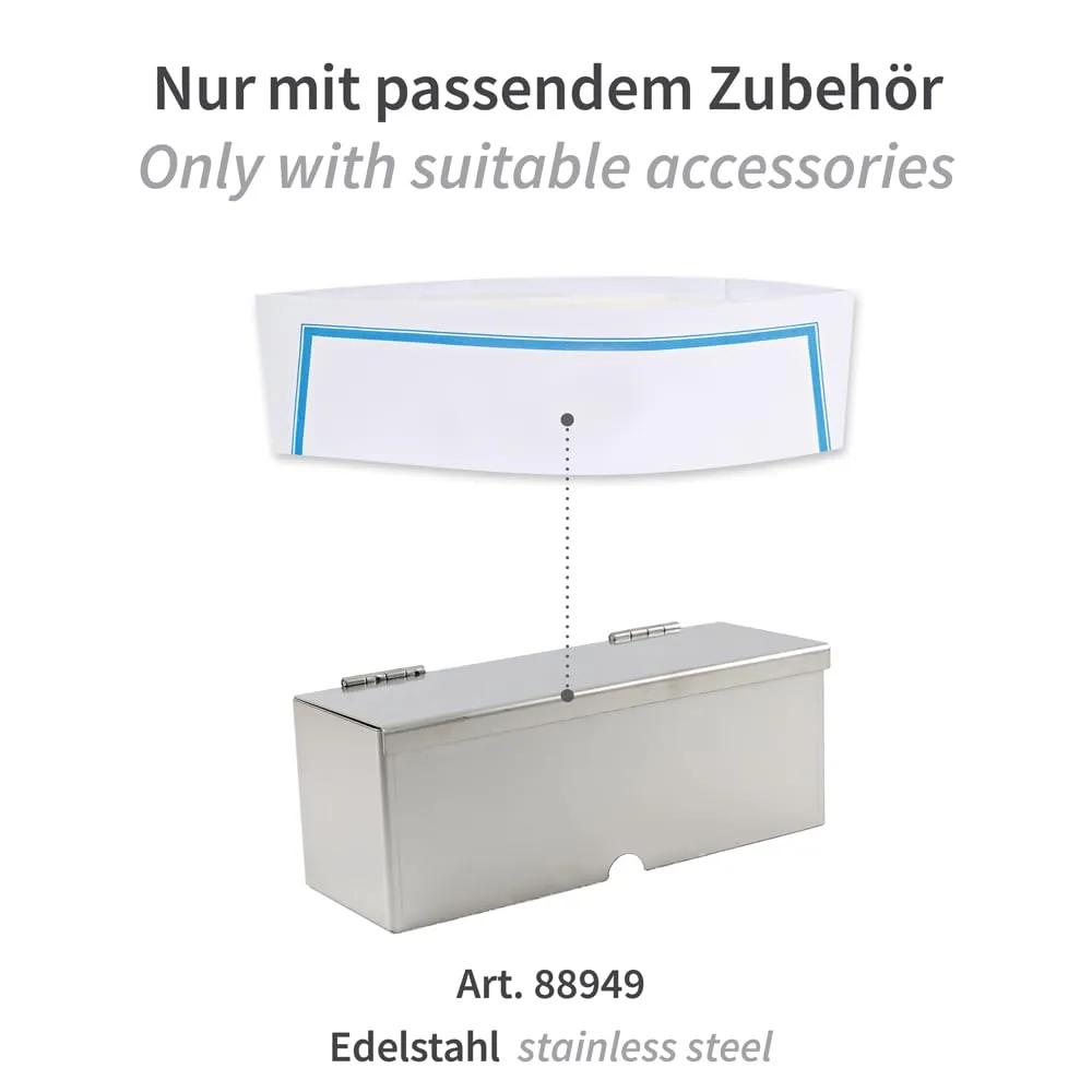 Hygostar Schiffchenmütze Service Papier weiß-blau 1000 Stück