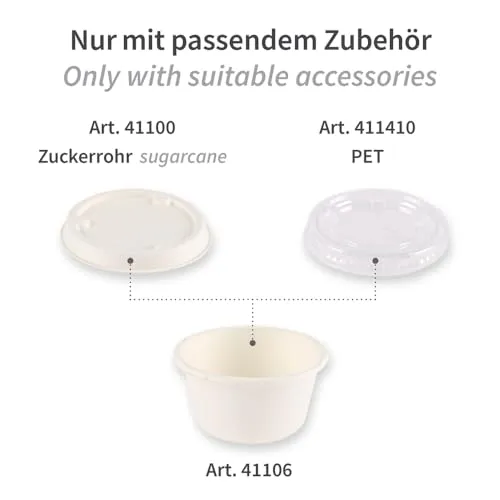 Franz Mensch NATUREStar Dressingbecher Zuckerrohr 60 ml 500 Stück