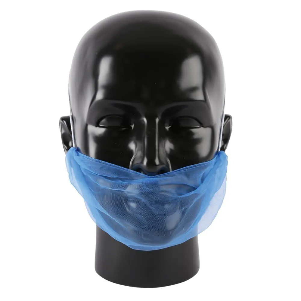 Hygostar Micromesh Bartschutz Nylon weiß 100 Stück latexfr