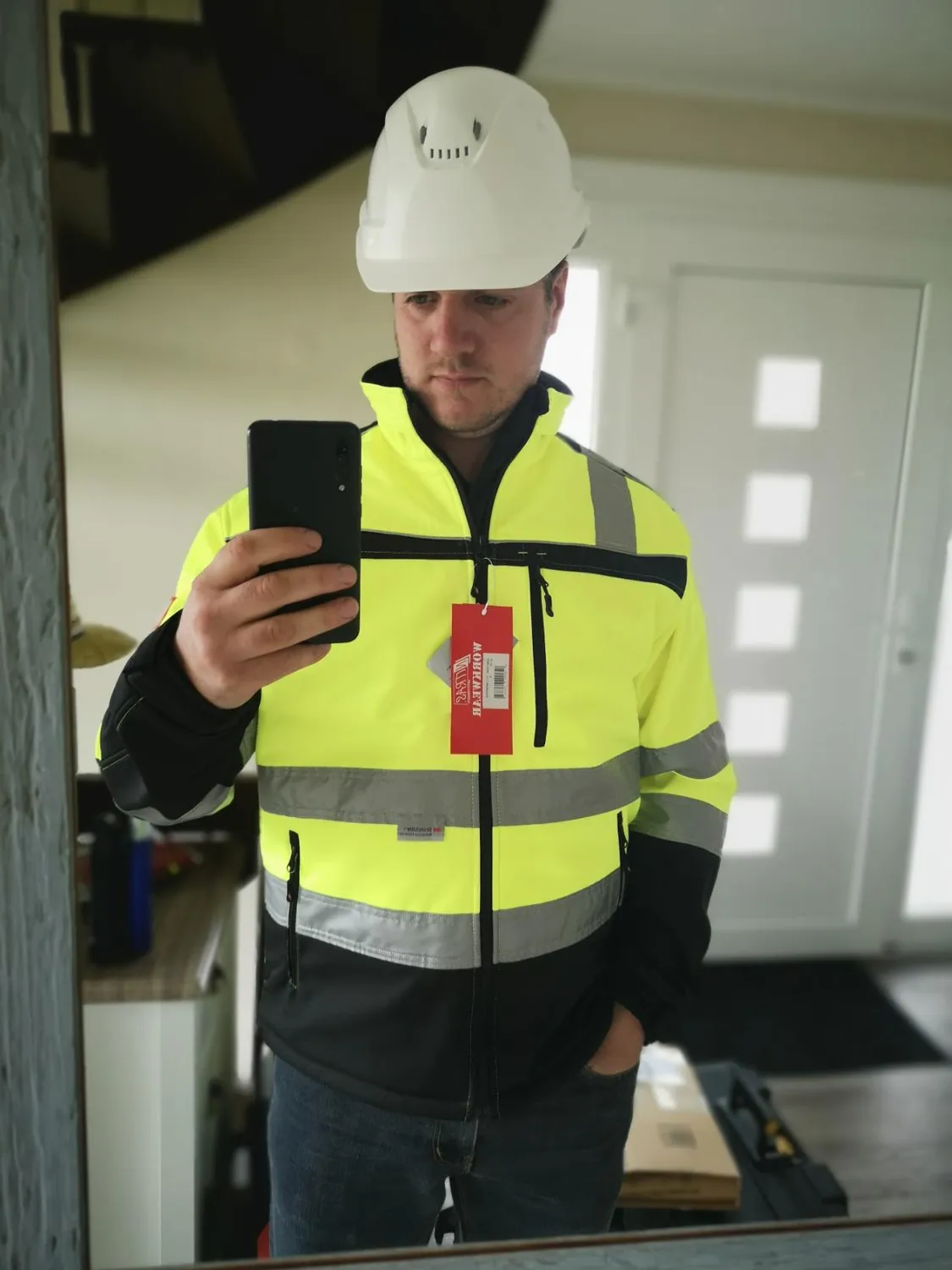 Nitras Motion Tex Viz Warnschutzjacke neongelb 3XL atmungsaktiv