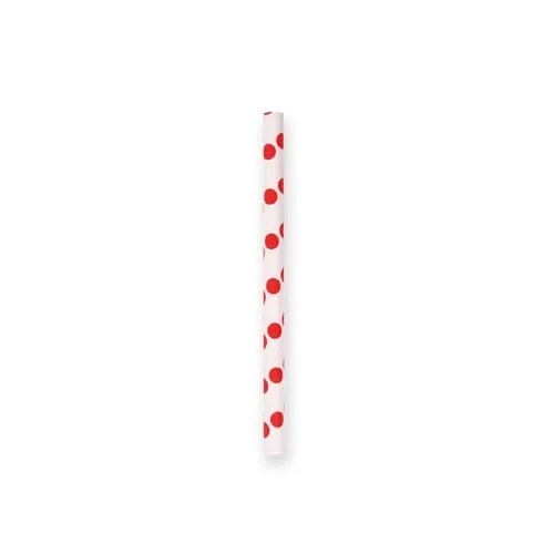 NatureStar Cocktail Papiertrinkhalme rot-weiß 3400 Stück