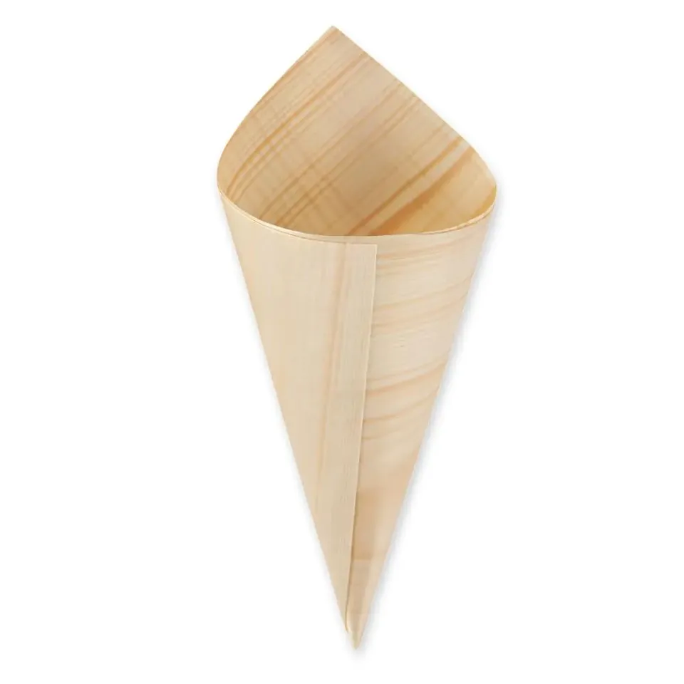 Franz Mensch NATUREStar Fingerfood-Spitztüten Holz 19,5 cm 500 Stück