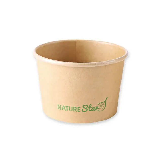 NatureStar Minestrone Suppenbecher 500 Stück 200 ml kompostierbar