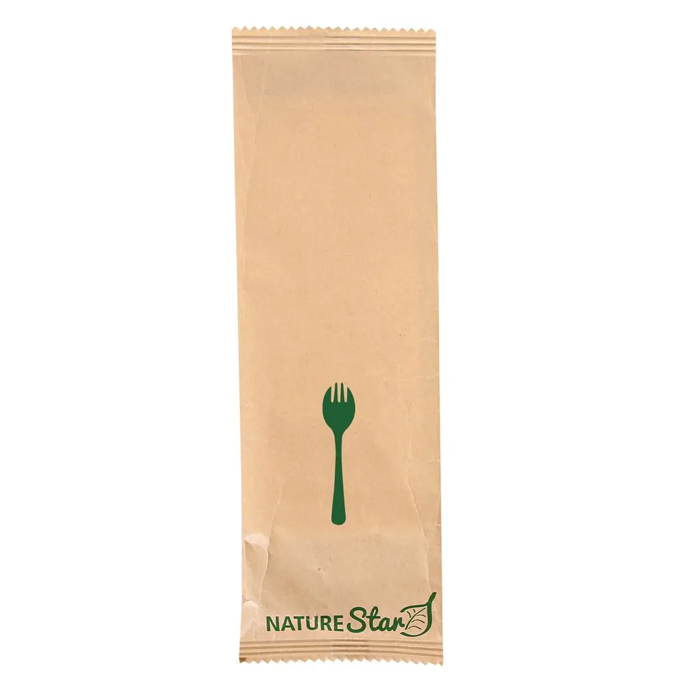NatureStar Holz Besteckset Spork 500 Stück Wachs