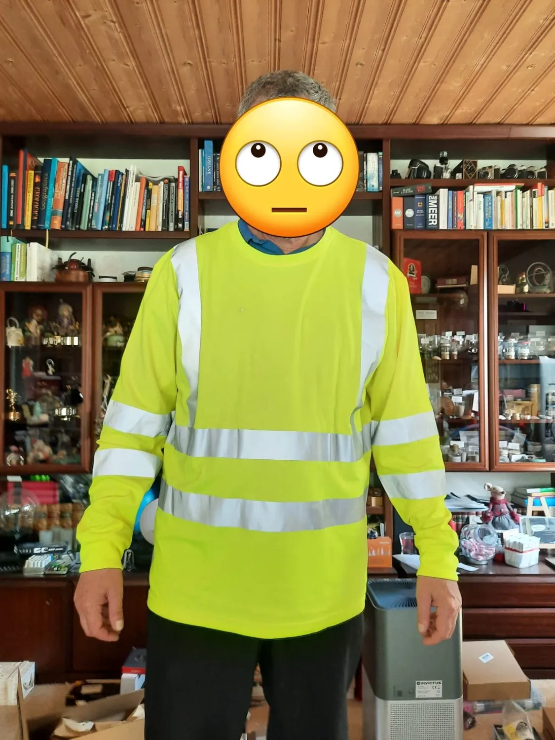 Nitras Motion Tex Viz Warnshirt langarm XL