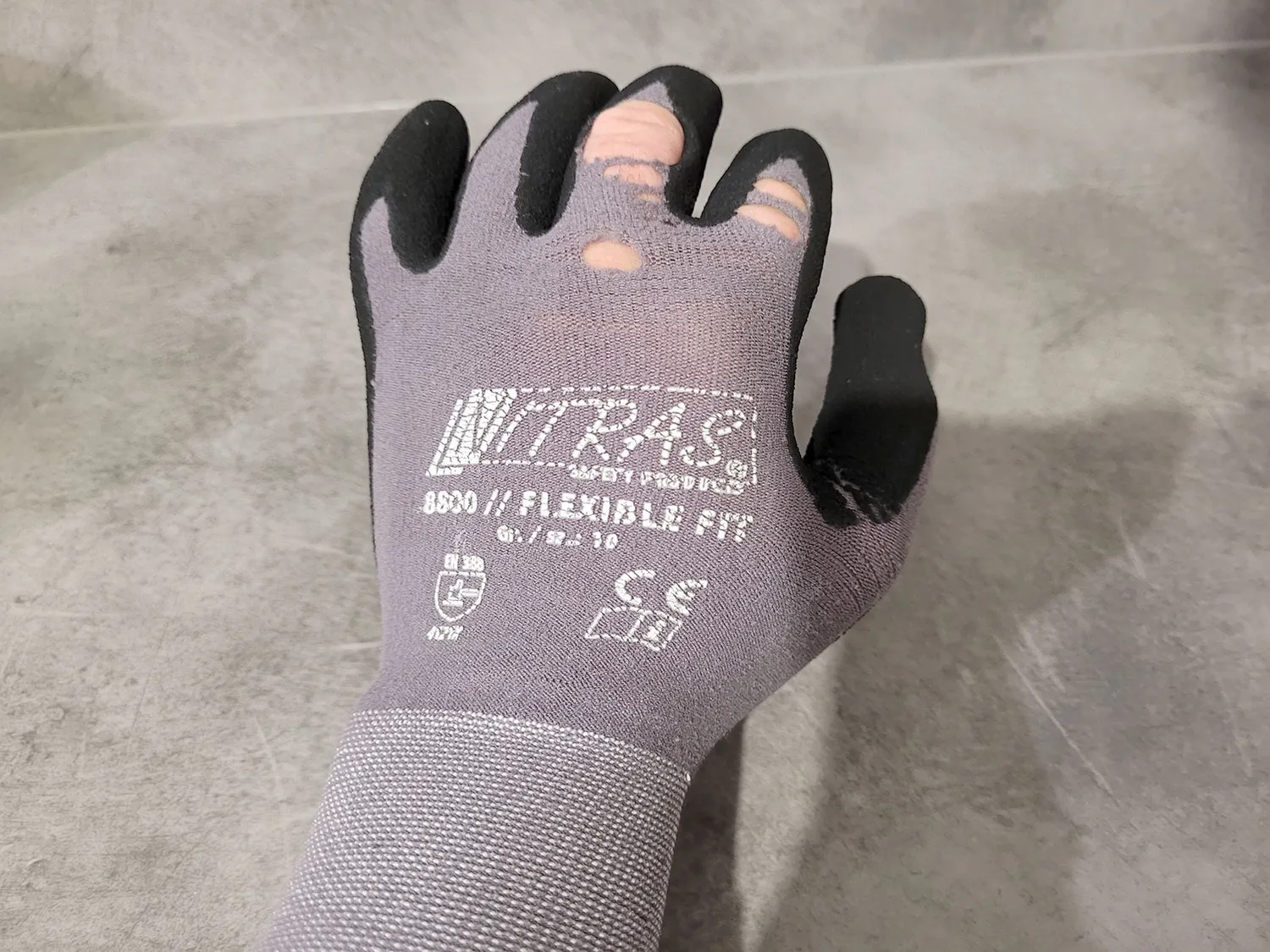 Nitras 8800 Flexible Fit Arbeitshandschuhe 3 Paar Gr.9