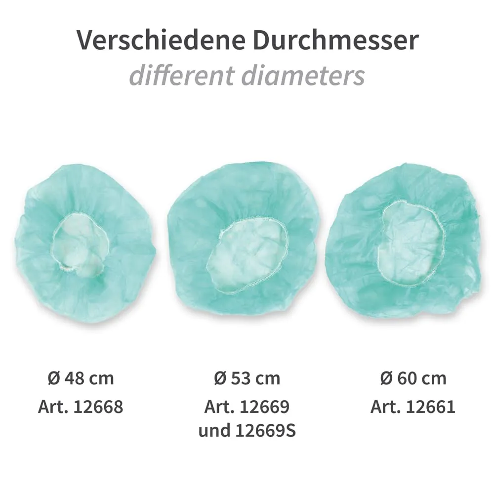 Hygonorm Baretthauben Bettina Light PP grün 1000 Stück