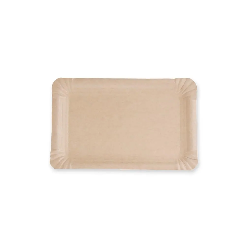 NatureStar Pappteller rechteckig 16,5x20 cm 1000 Stück fettbeständig
