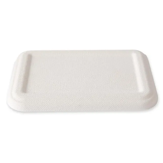 NatureStar Zuckerrohr Deckel 16 cm 1000 Stück Bagasse