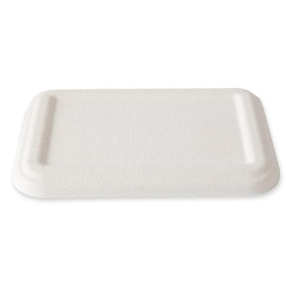 NatureStar Zuckerrohr Deckel 16 cm 1000 Stück Bagasse