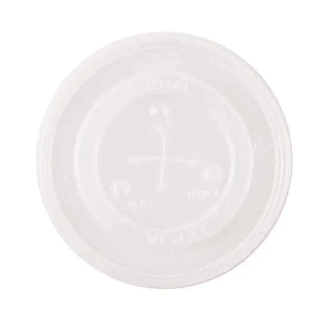 Hygostar Becherdeckel Strohhalm 8 cm 2000 Stück transparent