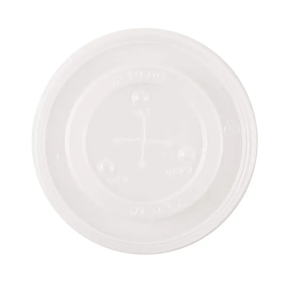 Hygostar Becherdeckel Strohhalm 8 cm 2000 Stück transparent
