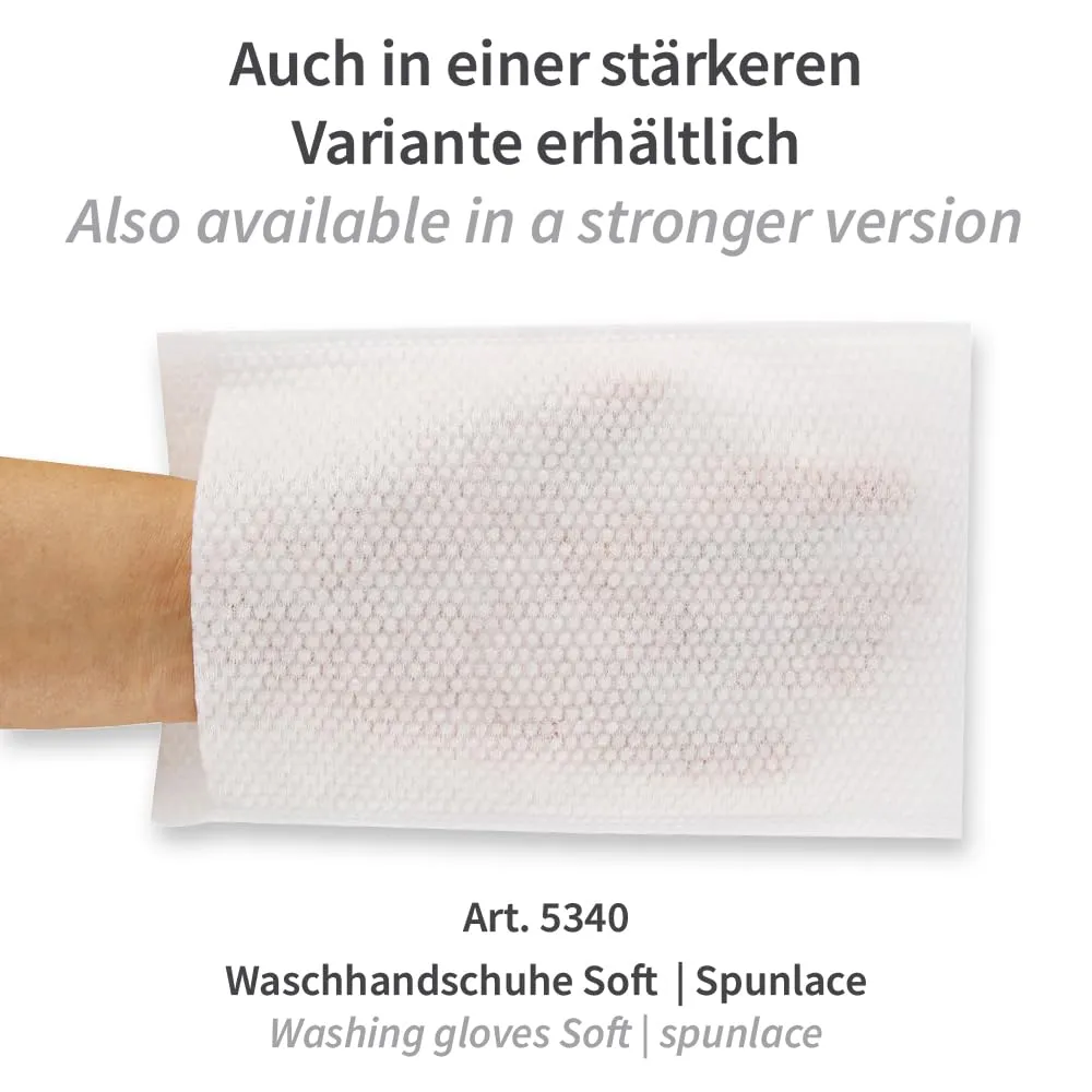 Hygonorm Waschhandschuhe Light Spunlace L weiß 1000 Stück