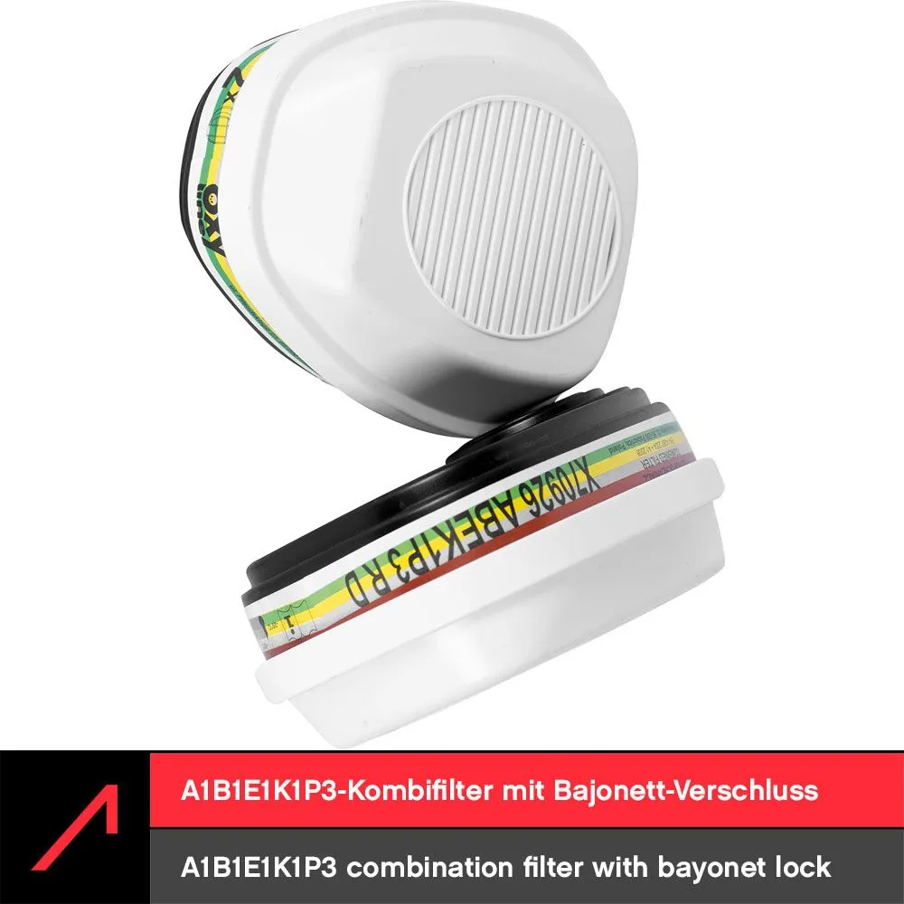 ACE Halbmaske Chemiearbeiter-Set Atemschutzmaske A1B1E1K1P3