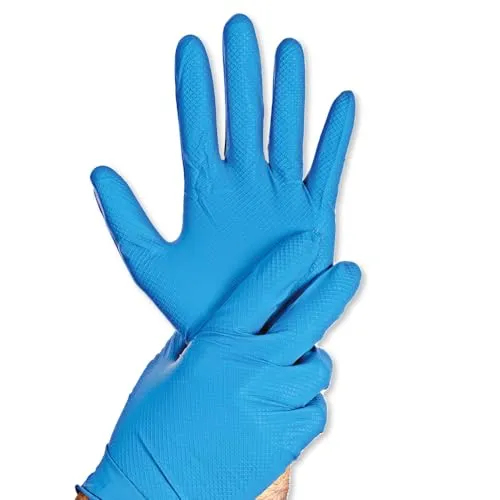 Hygostar Power Grip Light Nitrilhandschuhe 8/M 100 Stück blau