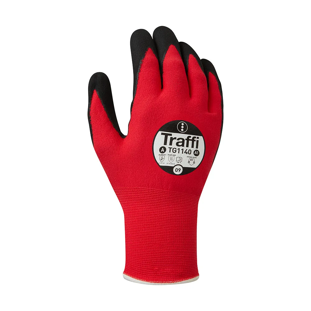 TraffiGlove TGV1140 Arbeitshandschuhe A Nitril-Schaum